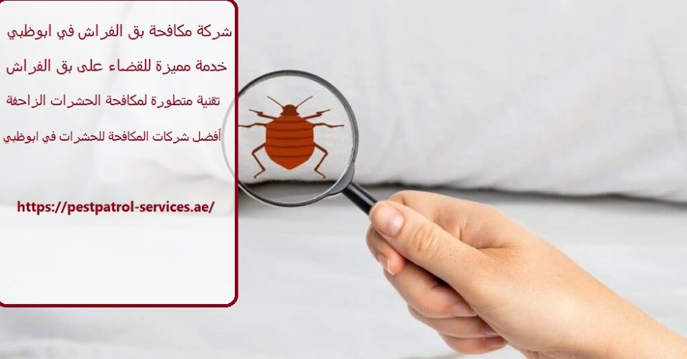 شركة مكافحة بق الفراش في ابوظبي
