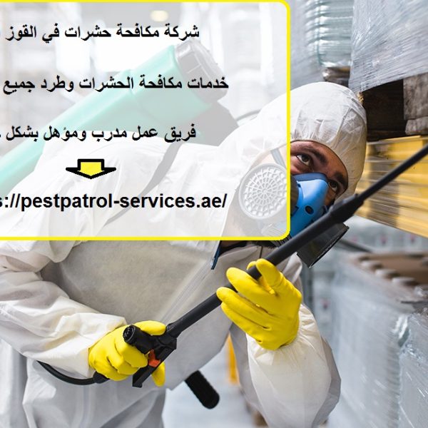 شركة مكافحة حشرات في القوز دبي
